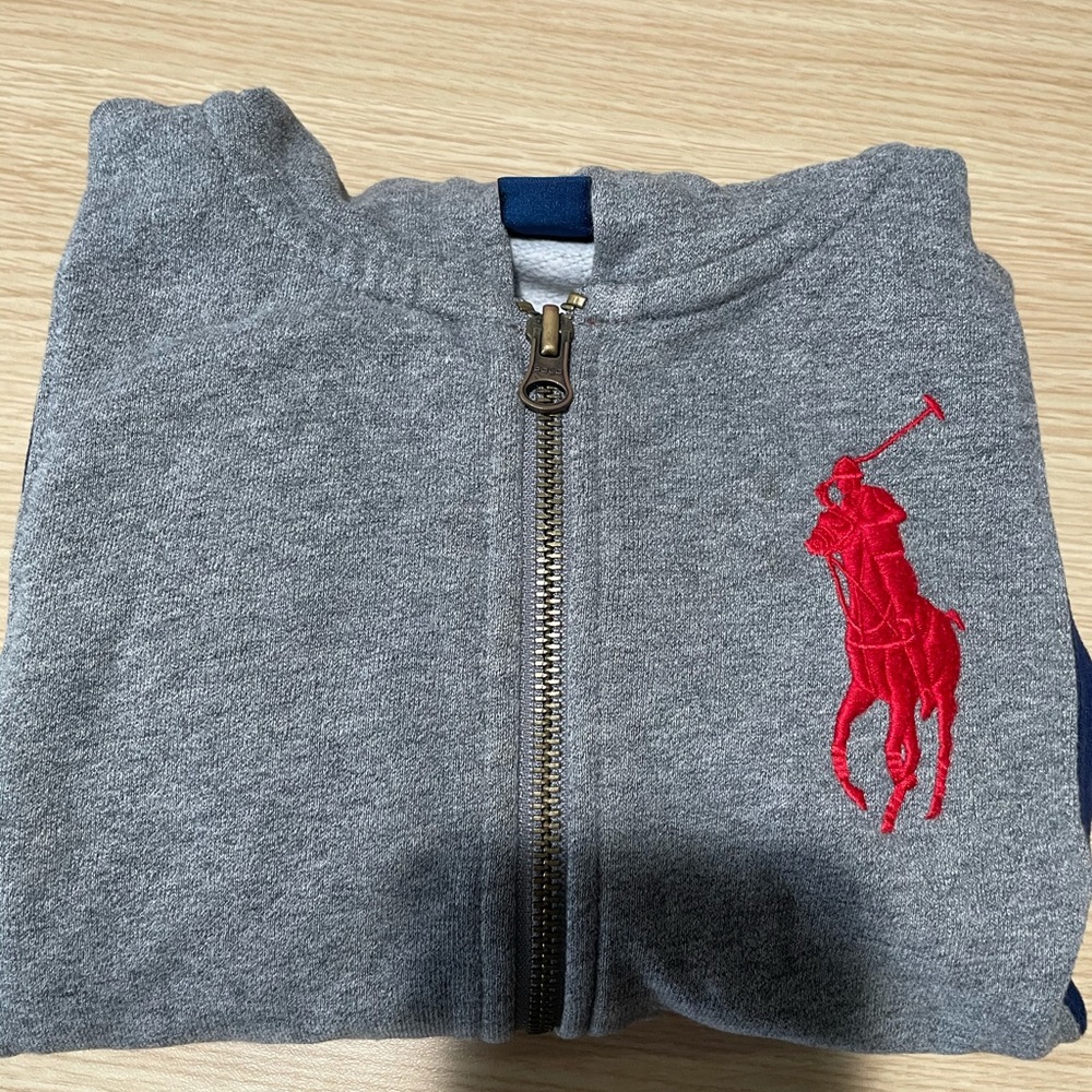 Polo Boys Zip Up Hoodie